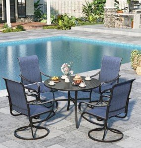 Sophia & William Outdoor Dining Set for 4