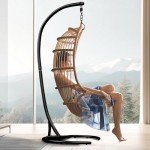 Heavy-Duty Hammock Chair Stand – 360° Rotation