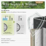 Sophia & William Outdoor Dining Set for 4