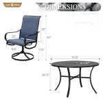 Sophia & William Outdoor Dining Set for 4