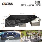 Water-Resistant Patio Furniture Set Cover 315cm x 160cm