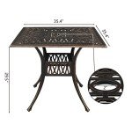 VINGLI 5-Piece Outdoor Patio Dining Set