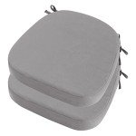 Set of 2 Waterproof Outdoor Chair Cushions