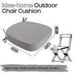 Set of 2 Waterproof Outdoor Chair Cushions