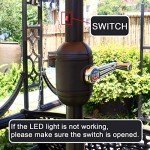 Sunnyglade 9' Lighted Solar Patio Umbrella - Tan