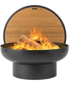 DENKOE Heavy Duty Cast Iron Fire Pit Table