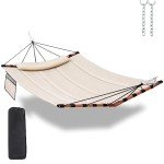 12FT Large 2-Person Hammock with Spreader Bar