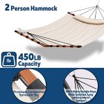 12FT Large 2-Person Hammock with Spreader Bar