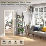 4-Tier Metal Plant Stand for Indoor or Outdoor Use
