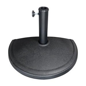 20 lb Adjustable Half Round Patio Umbrella Base