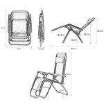 Adjustable Zero Gravity Lounge Chair with Cup Holder