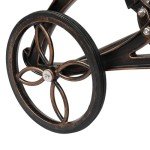 VINGLI Adjustable Cast Aluminum Outdoor Lounge Chair