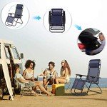 Adjustable Zero Gravity Lounge Chair with Cup Holder
