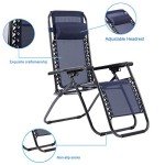 Adjustable Zero Gravity Lounge Chair with Cup Holder