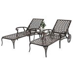 VINGLI Adjustable Cast Aluminum Outdoor Lounge Chair