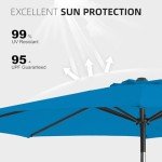 9 FT Patio Umbrella with Tilt and Crank