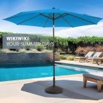 9 FT Patio Umbrella with Tilt and Crank