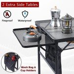 Portable Folding Grill Table for Camping and BBQ