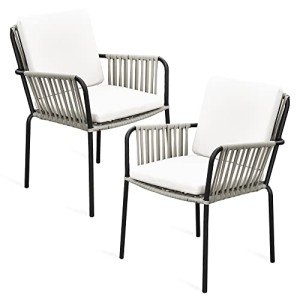 YITAHOME Outdoor Dining Chair Set, 2-Pack