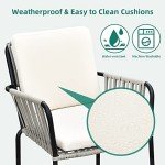 YITAHOME Outdoor Dining Chair Set, 2-Pack