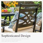 Sophia and William 4-Piece Swivel Patio Dining Set