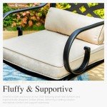 Sophia and William 4-Piece Swivel Patio Dining Set