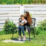 GODECOR 38" Weatherproof Outdoor Garden Bench