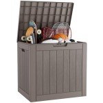 32 Gallon Waterproof Resin Deck Storage Box