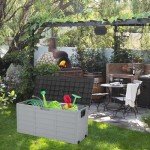 VINGLI 75 Gallon Lockable Outdoor Storage Box