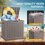 32 Gallon Waterproof Resin Deck Storage Box