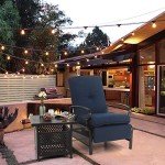 PHI VILLA Oversized Outdoor Recliner Chairs - Set of 2