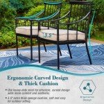 PHI VILLA 9-Piece Outdoor Dining Set for 8
