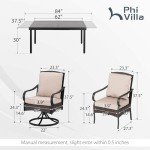 9-Piece Outdoor Patio Dining Set with Wicker Chairs
