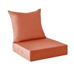 Spice Waterproof Patio Chair Cushion Set 24"x24