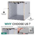 YITAHOME 90 Gallon Outdoor Storage Deck Box