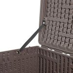 Outdoor 99 Gallon Deck Box - Brown