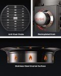 Ciays 21-Inch Portable Propane Fire Pit with Grill
