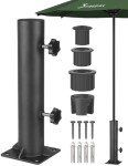 Heavy-Duty Patio Umbrella Stand and Clamp