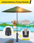 Heavy-Duty Patio Umbrella Stand and Clamp