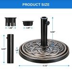 Heavy Duty Round Umbrella Stand for Patio
