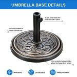 Heavy Duty Round Umbrella Stand for Patio
