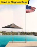 Heavy-Duty Patio Umbrella Stand and Clamp