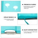 Tangkula 2-Piece Folding Lounge Chairs Set