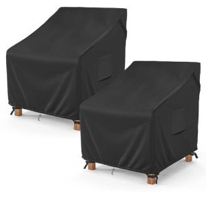 Waterproof Patio Furniture Covers for Rocking Chairs - 2 Pack