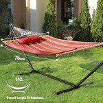 Double Outdoor Hammock with Stand for Two
