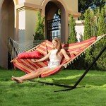 Double Outdoor Hammock with Stand for Two
