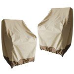 Heavy Duty Outdoor Swivel Chair Covers - 2 Pack