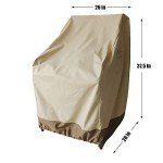 Heavy Duty Outdoor Swivel Chair Covers - 2 Pack