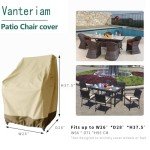 Heavy Duty Outdoor Swivel Chair Covers - 2 Pack