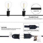 100FT LED G40 Outdoor String Lights for Patios